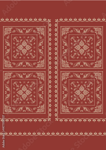 festival Coastal Bohemia_Banadana Scarf Neckerchief Shirt Panel Print