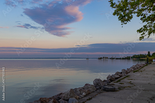 A photo of a body of water