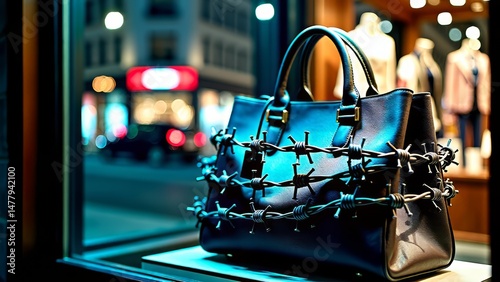 barbed wire bag: luxury fashion critique
