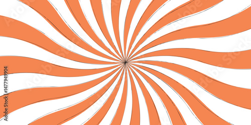 Abstract colorful  orange sun rays sunburst backdrop background.Sunburst background vector illustration pattern beam rays. Sun beam vector banner design and comic burst gradient concept.