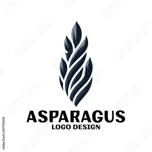Asparagus Vector Logo Design