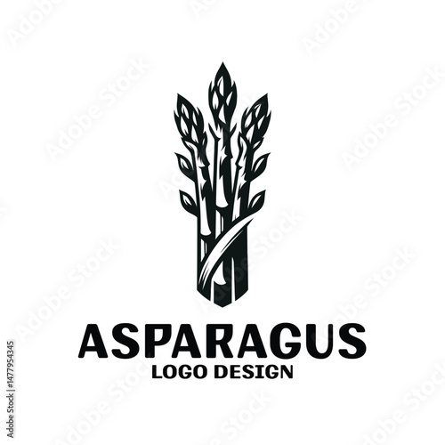Asparagus Vector Logo Design