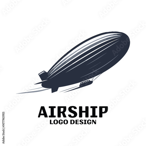 Airship Vector Logo Design