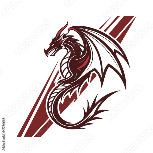 Wallpaper Mural Dragon logo Torontodigital.ca