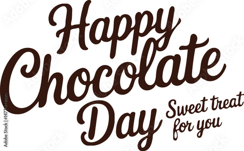 celebrate chocolate day with joy and sweet treats vector illustration