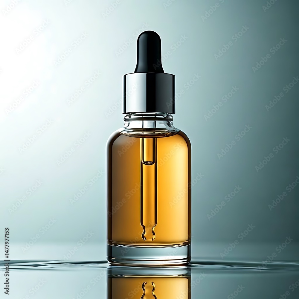 Naklejka premium bottle of syrem 