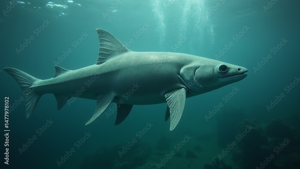 Fototapeta premium Image of Big Fish Swimming in Water