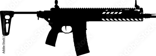SIG MCX .300 Blackout illustration silhouette