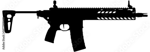 SIG MCX .300 Blackout illustration silhouette