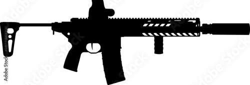 SIG MCX .300 Blackout illustration silhouette