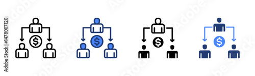 Delagation icon sheet multiple style collection