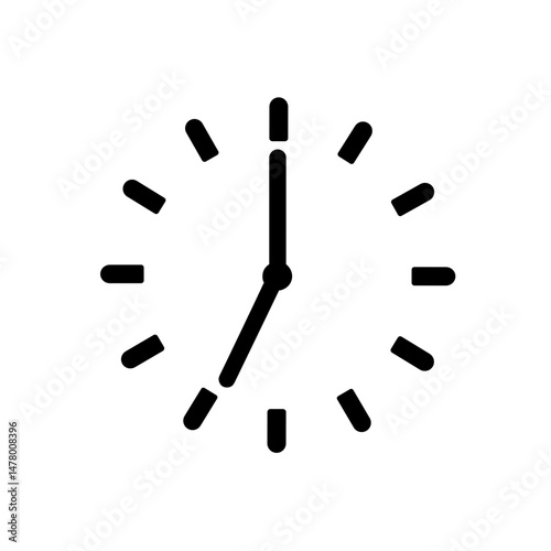 Digital clock face displaying learning mode, clarity and precision
