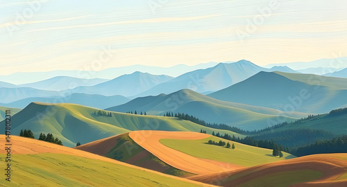mountain background