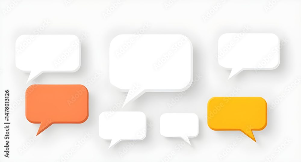 set of speech bubble set of speech bubble