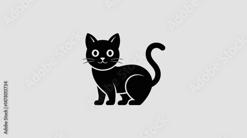 vector illustration of a cat
