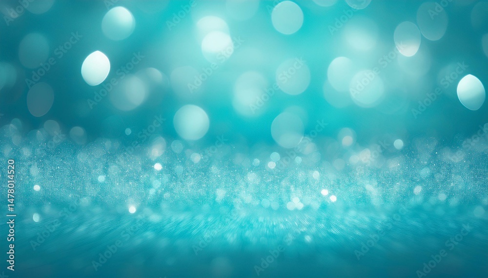 Fototapeta premium Image of blur blue turquoise abstract backgrounds. Copy space for holiday season