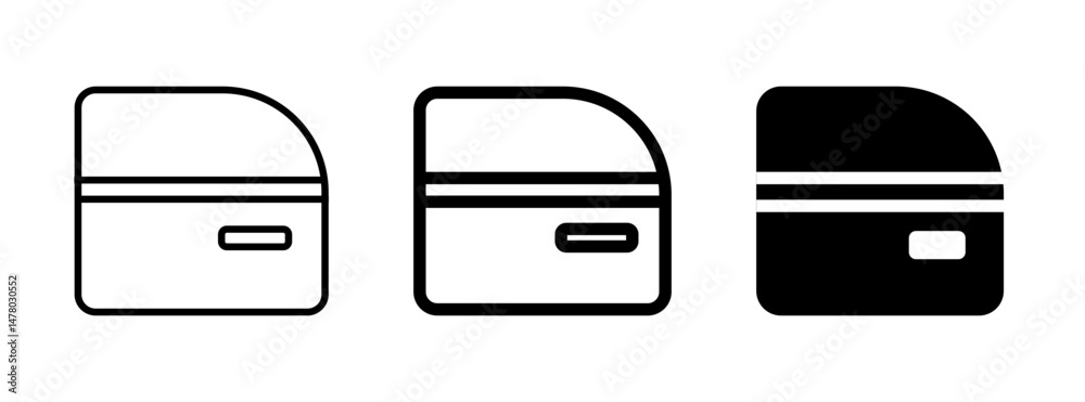 car door vector icon car door vector icon