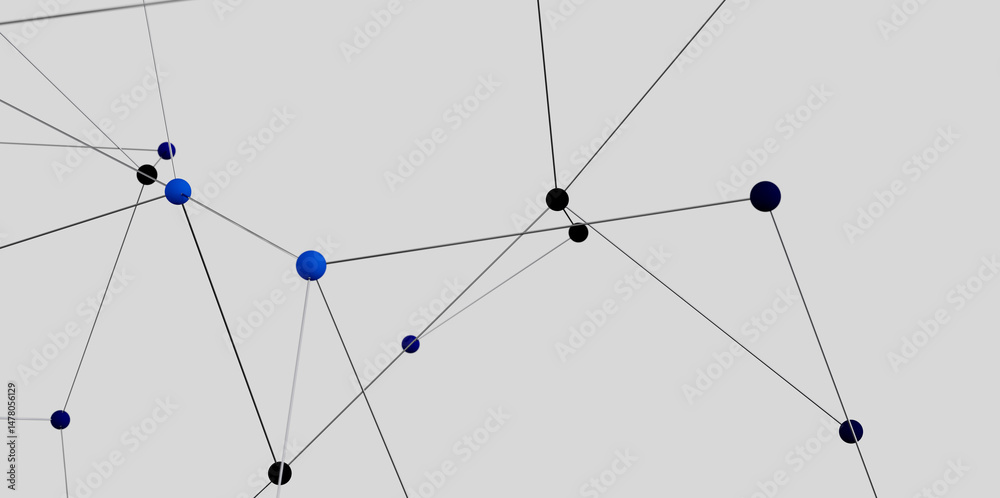 Stock photo of an abstract network with interconnected nodes. Ideal for technology, connection, and communication concepts. Stock photo of an abstract network with interconnected nodes. Ideal for technology, connection, and communication concepts.