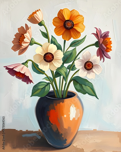 vase with flowers