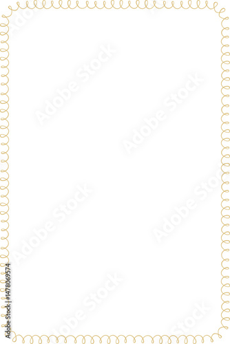 Curly Line Border