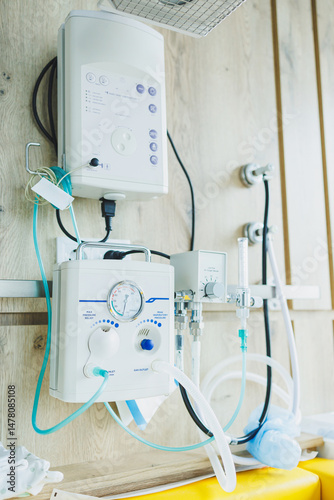 Obraz na płótnie Explore the innovative Advanced Medical Equipment designed specifically for enhancing Patient Care across various Healthcare Settings and facilities, improving outcomes and efficiency in medicine w salonie