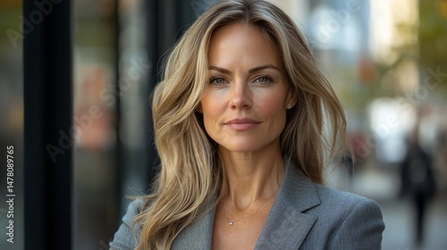 Confident businesswoman outdoors Free Download Confident businesswoman outdoors - GFXLoad