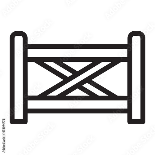 fence line icon