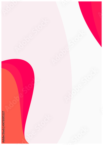 Elegant Pink and Red Abstract Background Design for Modern Branding
