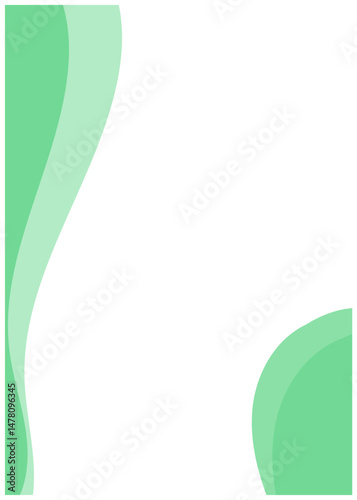 Elegant Green Abstract Background Design for Modern Presentations and Branding