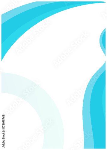 Elegant Blue Abstract Background Design Perfect for Modern Presentations and Websites showcasing stylish curves and a clean aesthetic.
