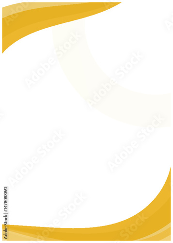 Elegant Yellow Wave Abstract Background for Modern Design Projects and Presentations offering a clean and stylish template