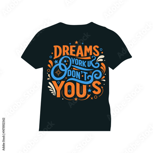 typography t-shirt design vector with editable