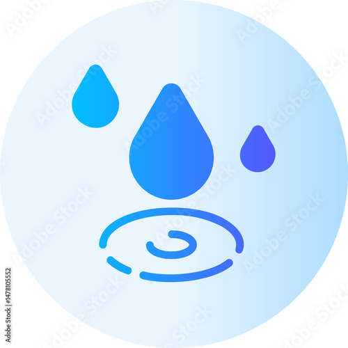 rain gradient icon