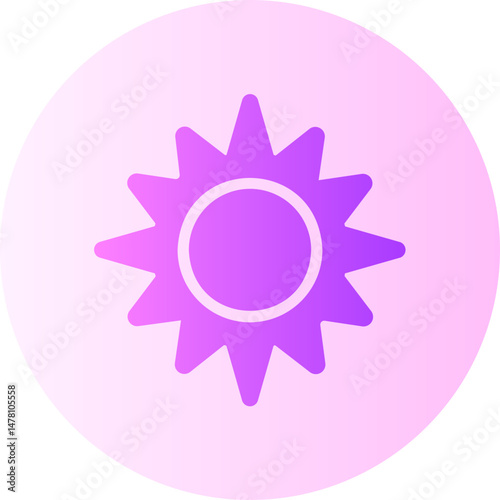 sun gradient icon