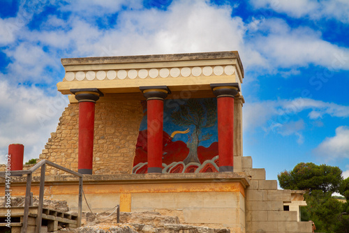 Knossos palace at Crete, Greece