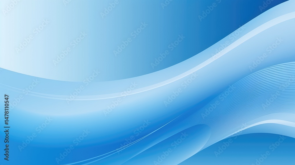 Fototapeta premium Blue background vector presentation design with abstract shapes and curved lines. Abstract blue background vector presentation design with abstract shapes and curves.