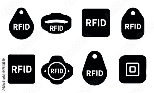 Rfid tags and devices collection in various shapes and designs