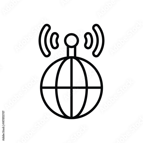 Network Icon Vector Stock Illustration