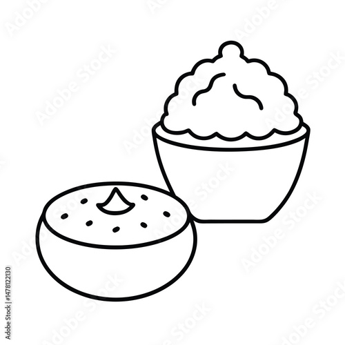 risotto tiramisu outline