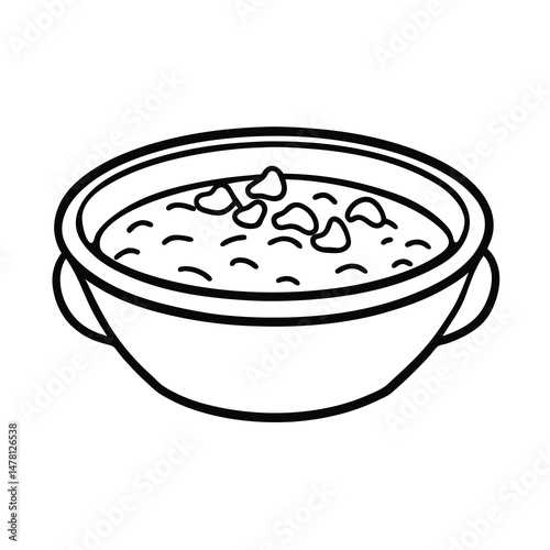 simple goulash line drawing 