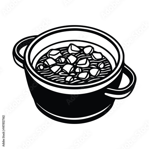 simple goulash line drawing 