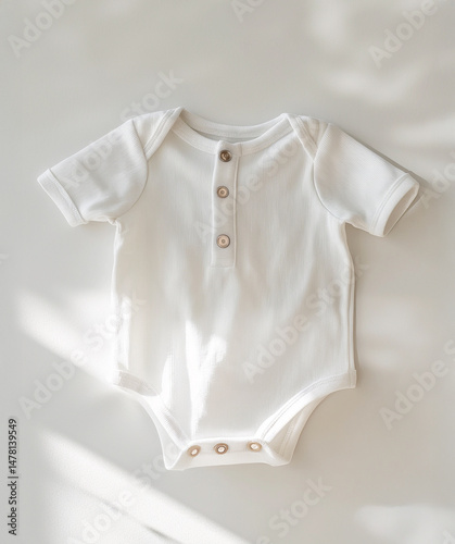 White rompers mockup photo