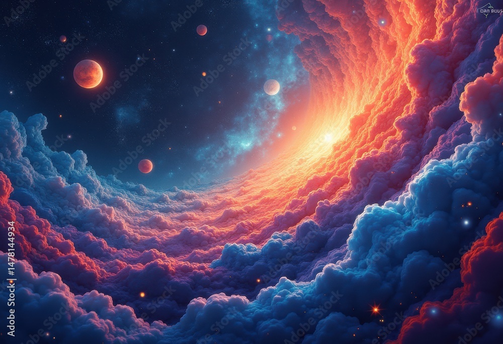 vibrant abstract patterns cosmic space futuristic colorful design whimsical shapes textures swirls stars, galaxy, nebula, shine, light, cosmos, brush, artwork vibrant abstract patterns cosmic space futuristic colorful design whimsical shapes textures swirls stars, galaxy, nebula, shine, light, cosmos, brush, artwork