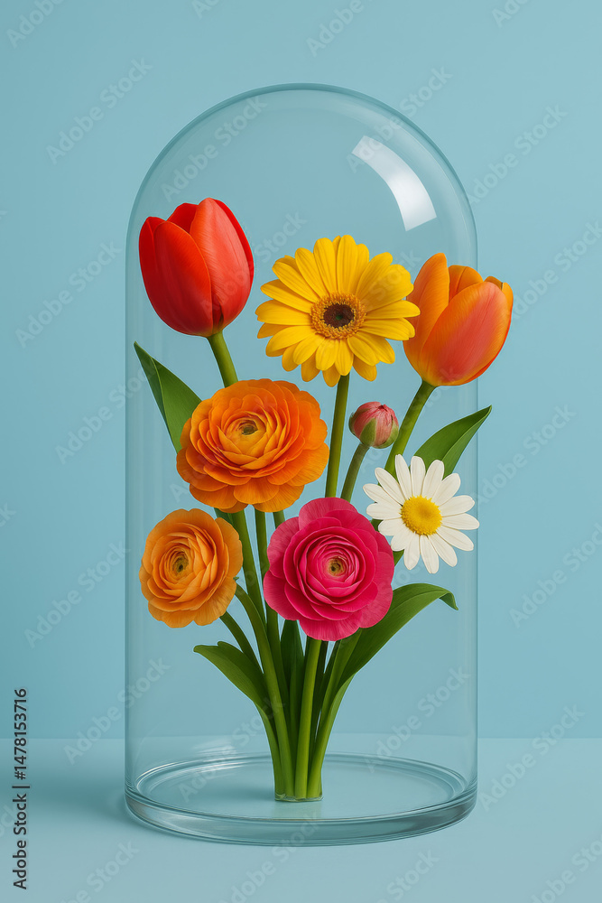 Fototapeta premium bouquet of flowers