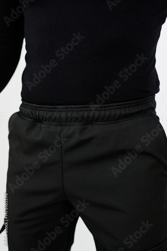 Discover our stylish black sportswear designed specifically for an active lifestyle, making it perfect for both fitness activities and casual everyday wear for those who love to stay fashionable