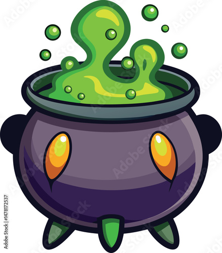 A cute green cartoon frog character, possibly a prince, humorously interacts with a pot