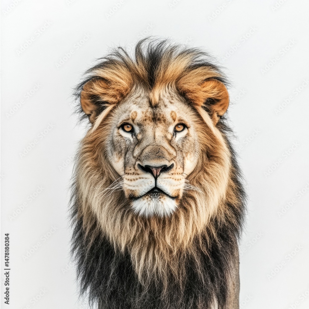 portrait of lion portrait of lion