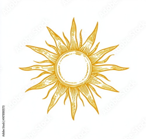 sun vector illustration