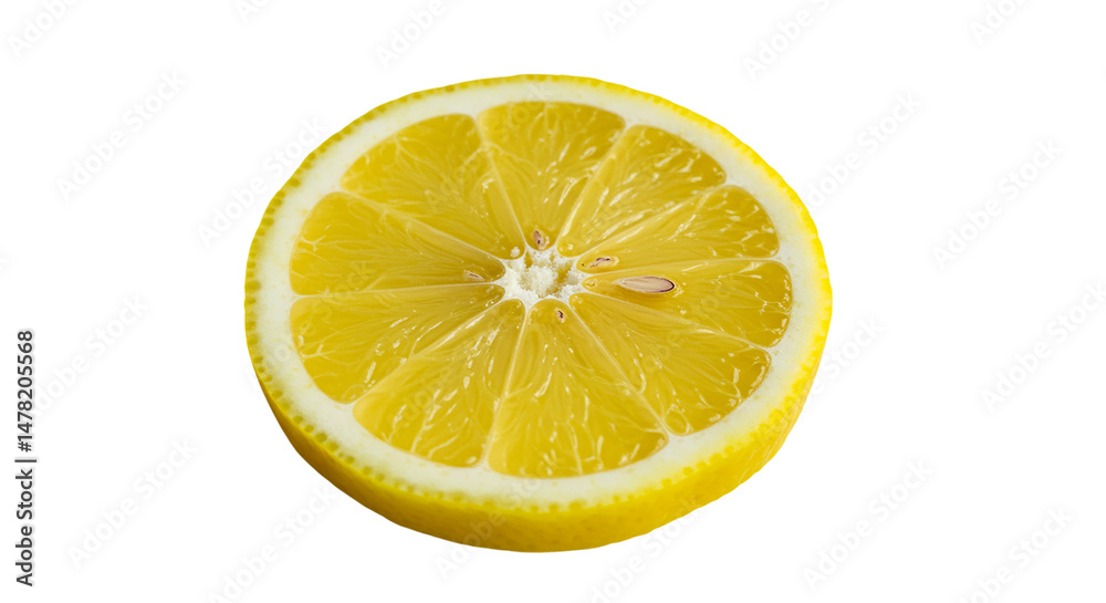 Juicy Lemon Slice: High-Resolution Image & Stock Photo on transparent background Juicy Lemon Slice: High-Resolution Image & Stock Photo on transparent background
