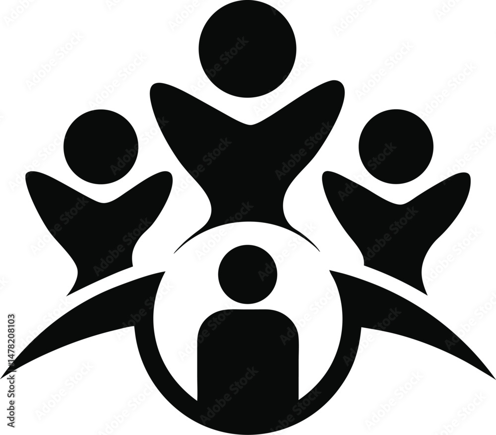 family silhouettes vector family silhouettes vector